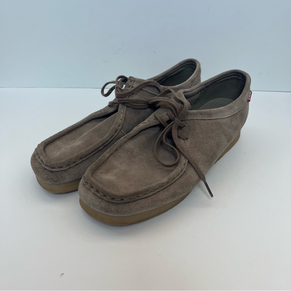 Clarks Wallabee Suede Lace Up Shoes 10